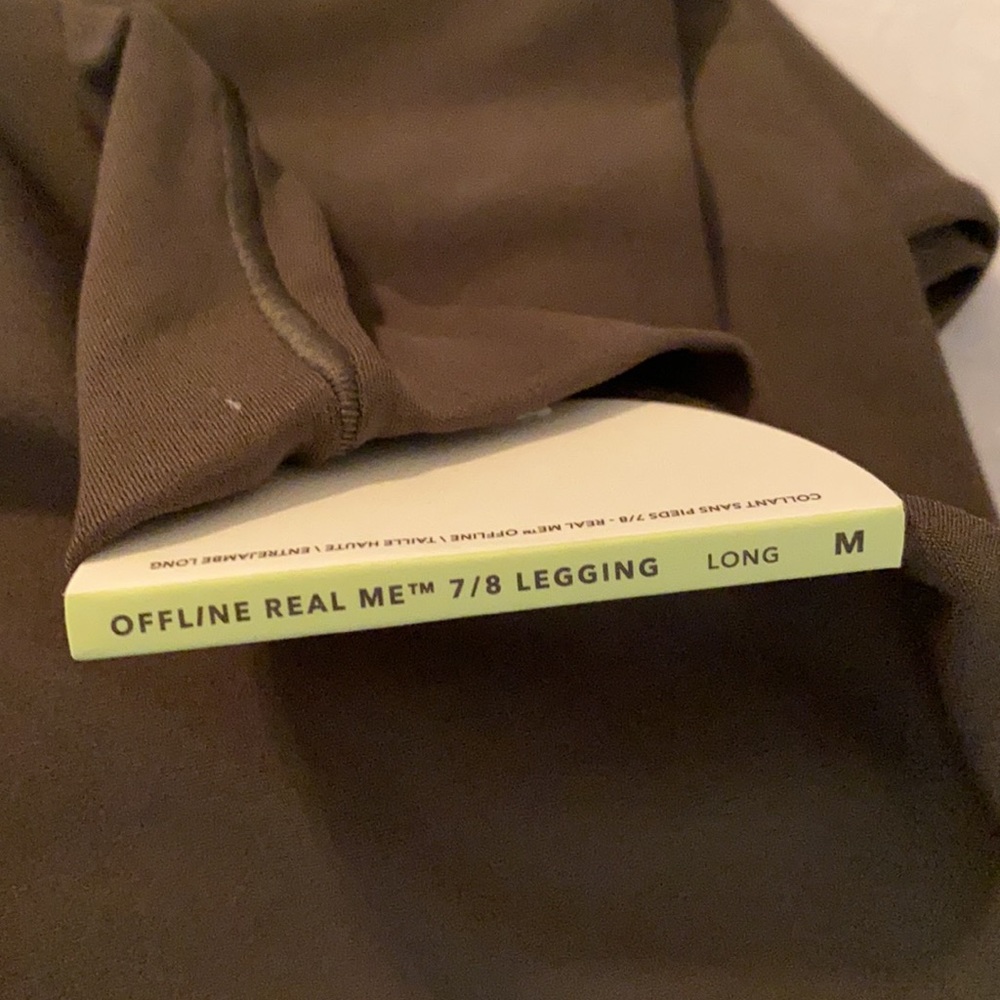 Aerie OFFLINE Real Me High-Waisted 7/8 Leggings Size Medium Long - Picture 7 of 9